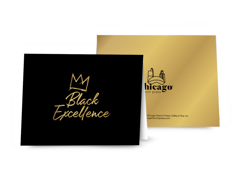 Black Excellence Greeting Card