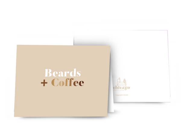 Beards & Coffee Greeting Card